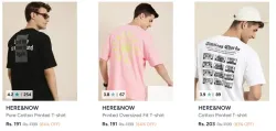 HERE&NOW Clothings & Apparels at minimum 80% Discount