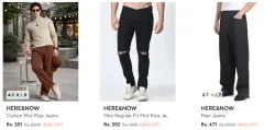 HERE&NOW Clothings & Apparels at minimum 80% Discount