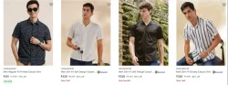 Here & Now Mens Casual Shirts at minimum 70% Discount
