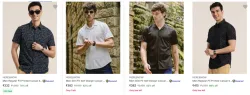 HERE&NOW Mens shirts upto 68% discount 