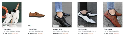 Image of Here & Now Men's Shoes at minimum 81% Discount