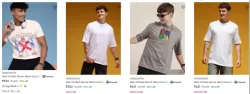 Here Now Mens T Shirts at Mininmum 70% Discount