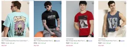 HERE&NOW Mens Tshirts upto 50% discount 