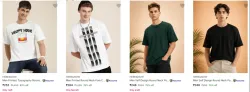 Here & Now Mens T Shirts upto 83% Discount