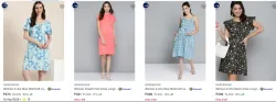 HERE&NOW Womens Dresses at minimum 70% Discount