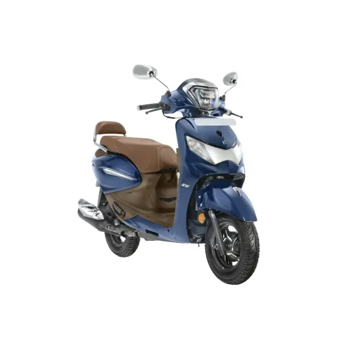 Image of Hero MotoCorp PLEASURE+ 110 BS6 FI ZX DRSC (OBD2B) Scooter Pearl Blue Booking for Ex-Showroom Price