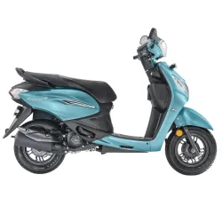 Hero MotoCorp Pleasure+ 110 VX Drum Brake OBD2B TEAL BLUE Booking