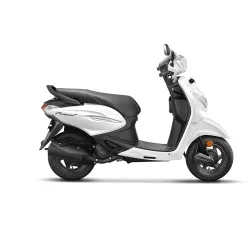 Hero Pleasure+ LX Scooter (Pearl Silver)