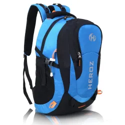 HEROZ Hammer Unisex Nylon 35 L Travel Laptop Backpack Water Resistant Slim Durable Fits Up to 17.3 Inch Laptop Notebook 