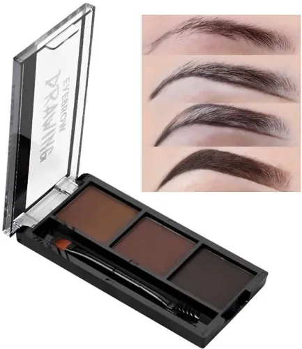 Image of Herrlich Best 3 Shades Eyebrow Palette