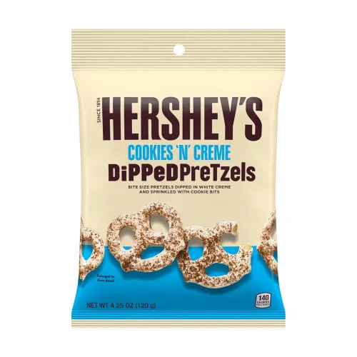 Image of Hershey's Cookies n Cream Dipped Pretzels 