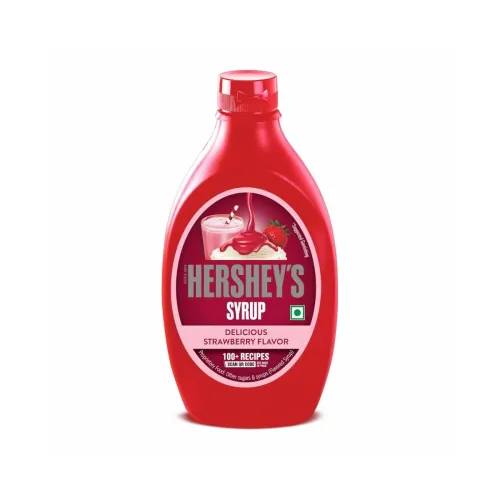 Image of HERSHEY'S Strawberry Flavored Syrup | Delicious Strawberry Flavor | 600 G Bottle, Liquid