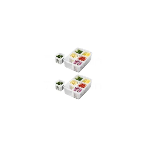Image of HexaFresh 6Compartment Fridge Storage Container 