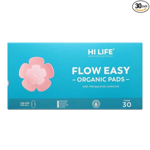Image of Hi Life FLOW EASY Organic Sanitary Pads 