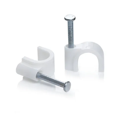 Image of Hi-PLASST 12mm Cable Clips – 100 Pack