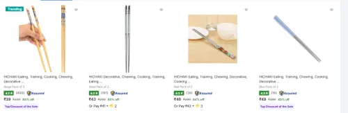 Image of Hichaki Chopsticks starting @ ₹39