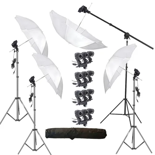 Image of HIFFIN 4-Point Studio Lighting Kit Mark 4