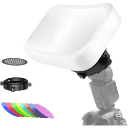 HIFFIN HF-D35 Professional Flash Accessories Kit, Softbox Diffusion Dome Kit, Foldable Diffuser, Universally Compatible 