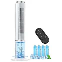 HIFRESH 107CM Tower Fan for Room Remote & Touch