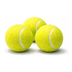 High Bounce Rubber Tennis Balls Pack of 3 – Multi-Purpose Cricket Practice Balls for Turf, Cement & Outdoor Play