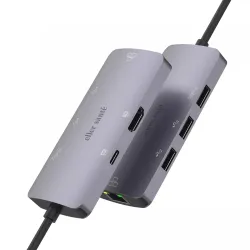 Eller Santé 6-in-1 USB-C Hub, 5Gbps, 4K HDMI, PD, Ethernet, Multiport Adapter for MacBook, iPad & Laptops