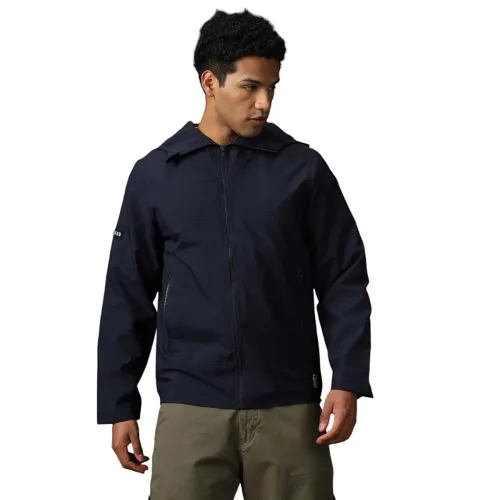 Image of High Star Men Printed Fit Hood Long Sleeve Jackets