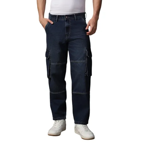 Image of High Star Men Cotton Straight Fit Regular Jeans