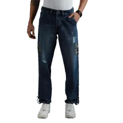 HIGH STAR Men's Mid Rise Classic Jeans