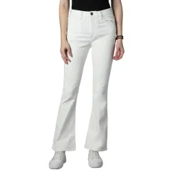 HIGH STAR Womens Bootcut Fit Mid Rise Jeans