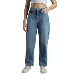 HIGH STAR Womens Regular Fit Jeans