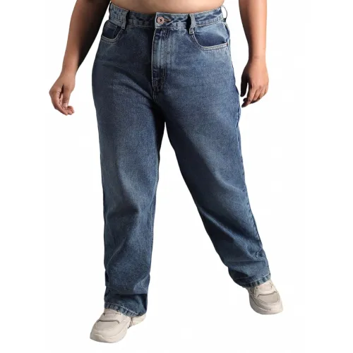 Image of HIGH STAR Women's Regular Fit Mid Rise Jeans
