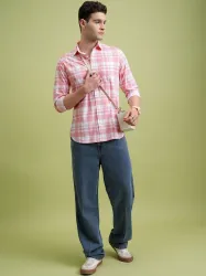 HIGHLANDER Highlander Men Checked Slim Fit Shirt