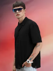 HIGHLANDER  Men Boxy Fit Collar Casual Shirt