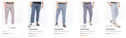 HIGHLANDER Men Checked Mid-Rise Lounge Pants Starting At @₹215