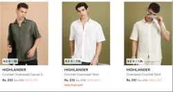 Highlander Men Clothes Minimum 80% Discount