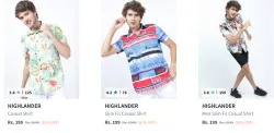 Highlander Men Fashion Shirt Starting  @ ₹199