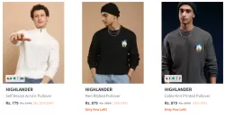 Highlander Men Fashion Sweatshirt Starting @ ₹779