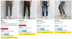 Highlander Men Jeans at minimum 70% Discount
