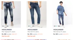  Highlander Men Jeans up to 80% Discount