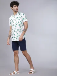  HIGHLANDER Men Printed Slim Fit Shirt