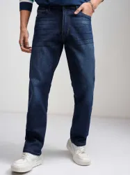 HIGHLANDER  Men Regular Mid Rise Blue Jeans