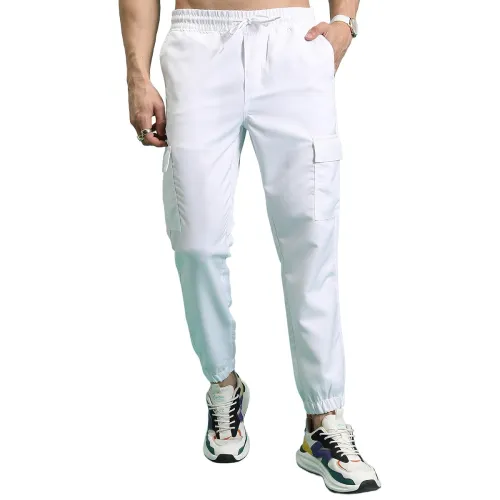 Image of Highlander Men's Cargo Jogger Trousers| Utility Pockets | Trouser for Men | Men Trousers