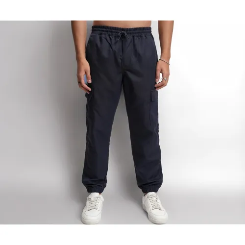Image of Highlander Men's Cargo Jogger Trousers| Utility Pockets 