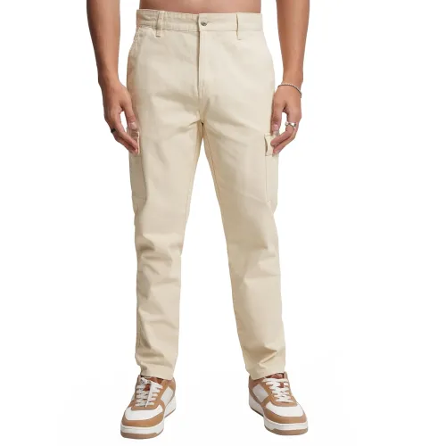 Image of Highlander Men's Tapered Fit Cargo Trousers