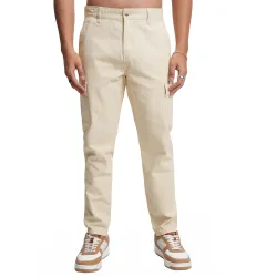 Highlander Mens Tapered Fit Cargo Trousers