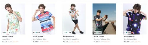 Image of HIGHLANDER Men's Casual Shirt up to 82% discount 