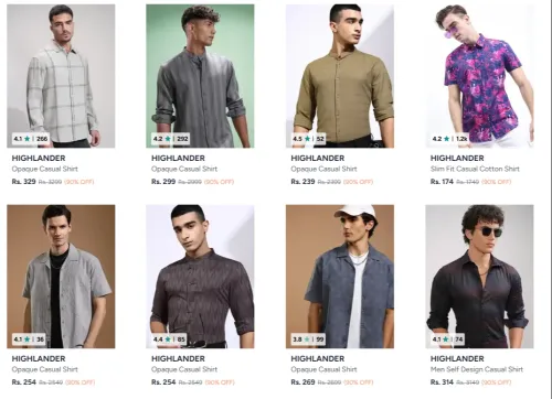 Image of Highlander Men's Clothing up to 90% Discount
