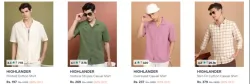 Highlander mens shirt Starting @ ₹197