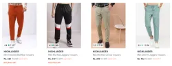 Highlander Men Trouser Starting @ ₹339