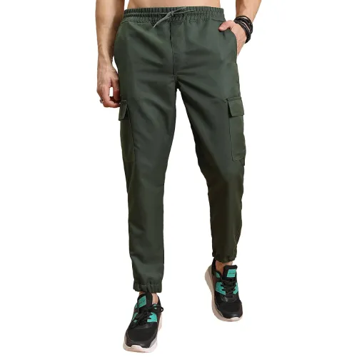 Image of Highlander Men's Cargo Jogger Trousers| Utility Pockets | Trouser for Men